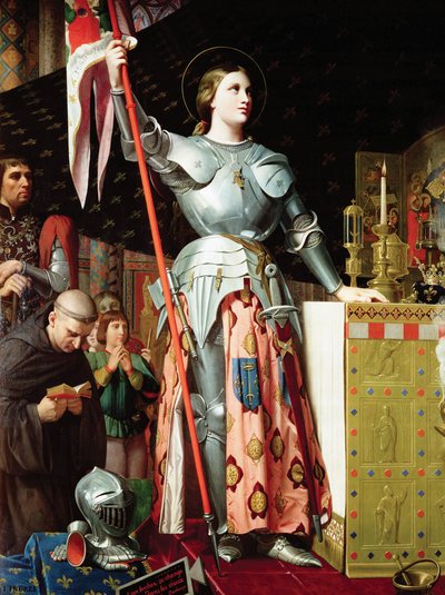 Joan of Arc at the Coronation of Charles VII by Jean Auguste Dominique Ingres